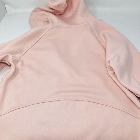 LASLULU Women's Size Small Pink 1/2 Zip Pocketed Cropped Hoodie - Picture 8 of 15